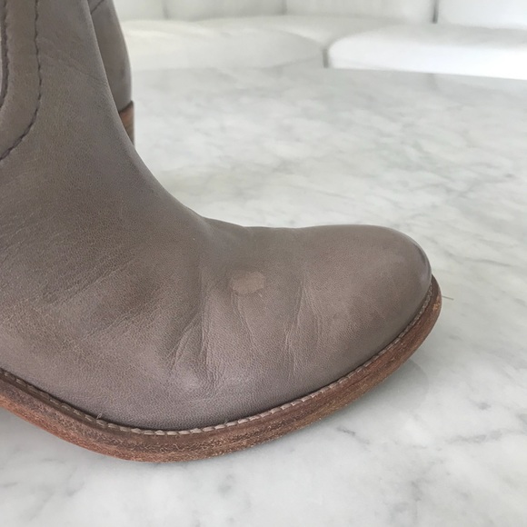 Alberto Fermani Grey Leather Boots— Barely Worn! - Picture 3 of 8